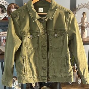Jag Olive Green Denim Jacket